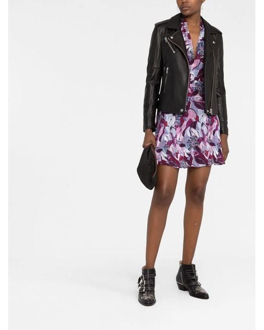 IRO Black Newhan Leather Jacket