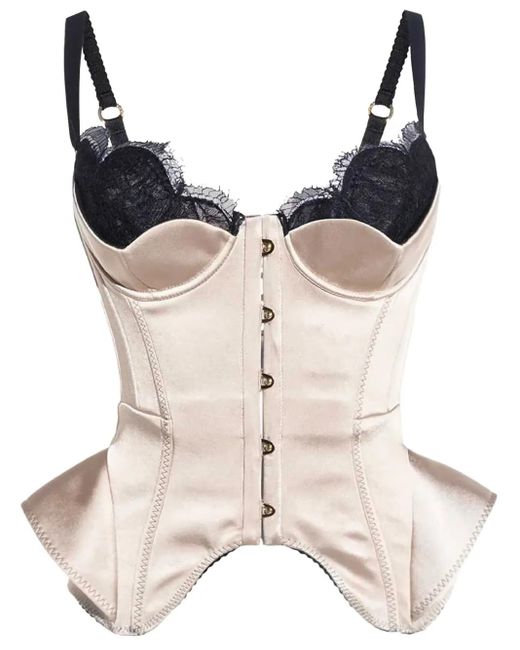 Maria Lucia Hohan Black Chantal Corset Top
