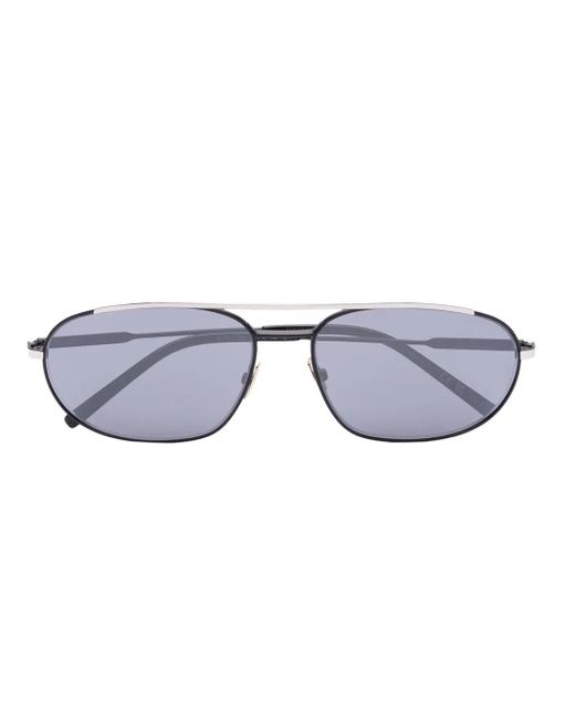 Saint Laurent Blue Edgy Sl 561 Pilot-Frame Sunglasses for men