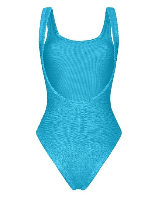 Paramidonna Blue Hailey Textured Swimsuit