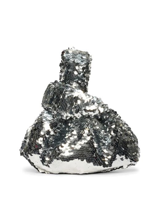 MSGM Multicolor Sequin-Embellished Tote Bag