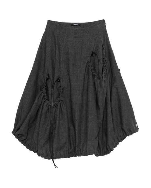 Rundholz Drawstring Skirt Black