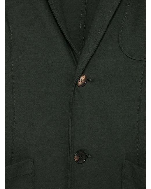 Zanone Green Patch-Pocket Blazer for men