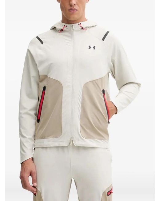 Under Armour White Zip-Fastening Jacket for men