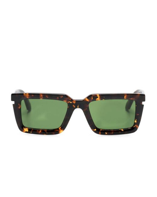 Gafas de sol Tucson con montura cuadrada Off-White c/o Virgil Abloh de color Green