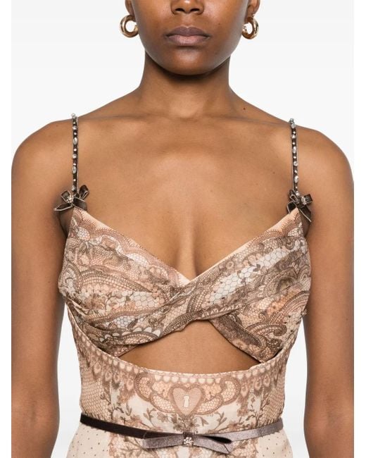 Zimmermann Crush ドレス Natural