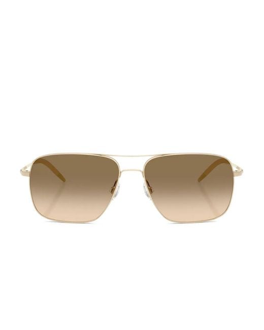 Oliver Peoples Metallic Metal Frame Sunglasses for men