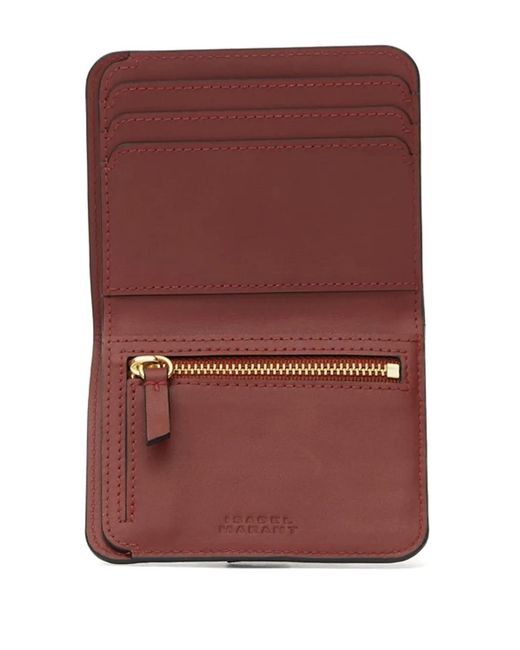 Isabel Marant Purple Wallet Leather
