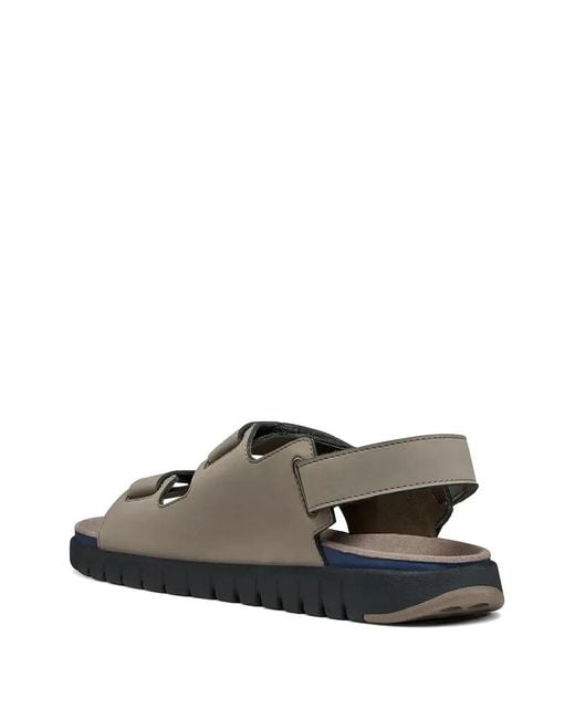 Geox White Flextride S Touch-Strap Sandals for men