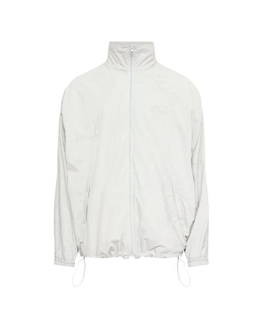 MM6 by Maison Margiela White Zip-Up Windbreaker for men