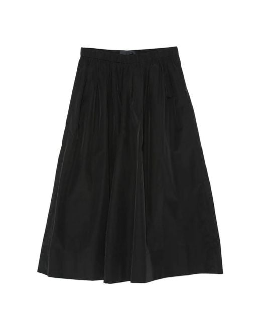 Juun.J Black Elasticated-Waistband Pleated Palazzo Pants