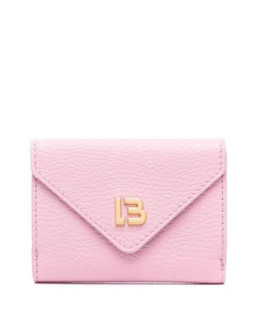 Portafoglio con placca logo di Bimba Y Lola in Pink