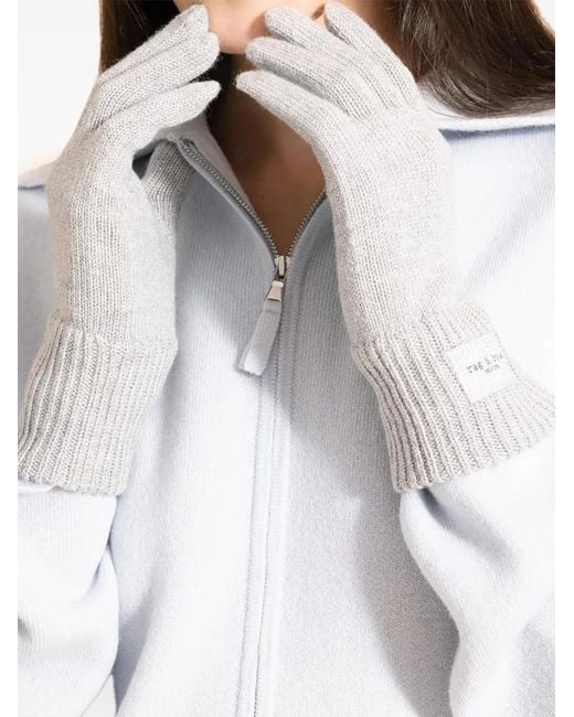 Rag & Bone Gray Blake Gloves