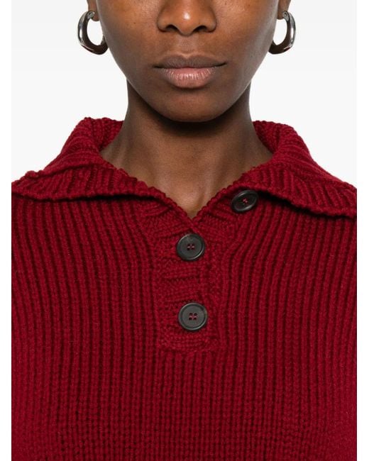 Jersey con botones Whyci de color Red