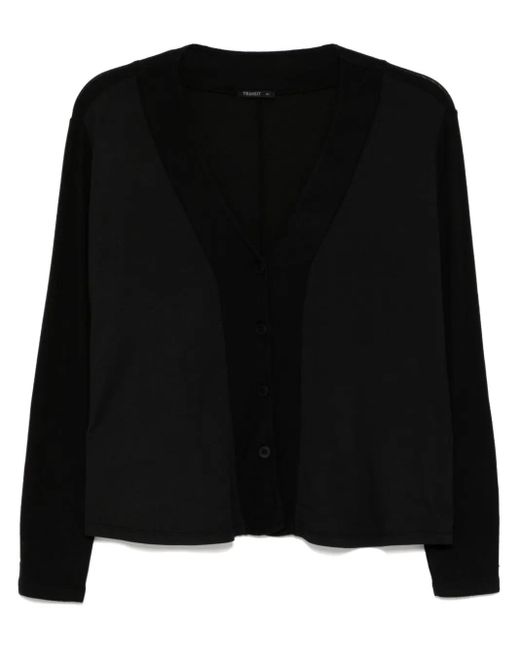Transit Black Panelled Cardigan