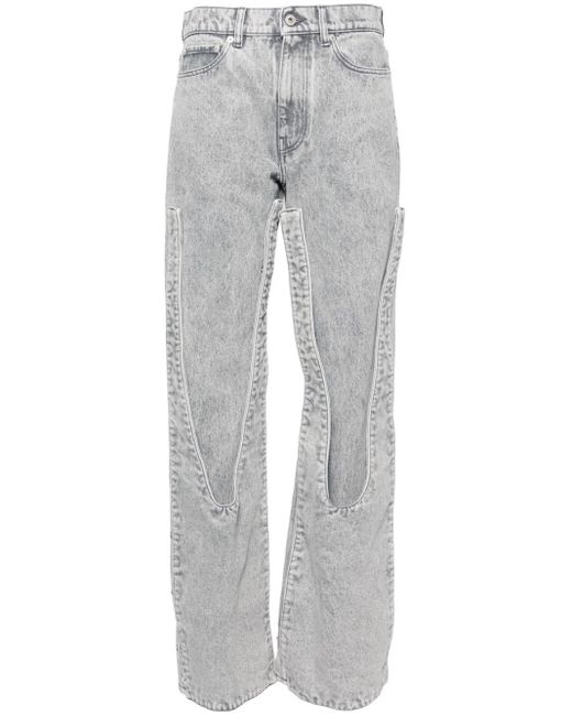Y. Project Straight Jeans in het Gray
