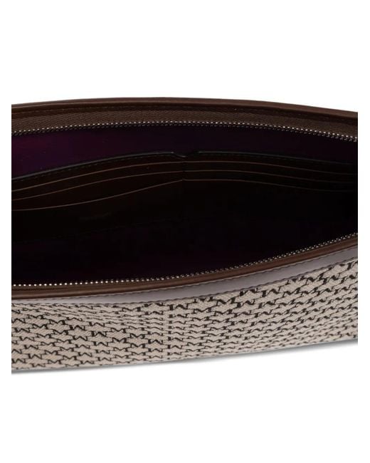 Max Mara Gray Mmtroussem Clutch Bag