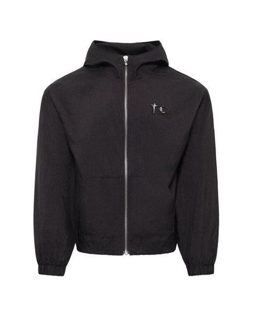 THUG CLUB Black Tc Fencing Jacket for men