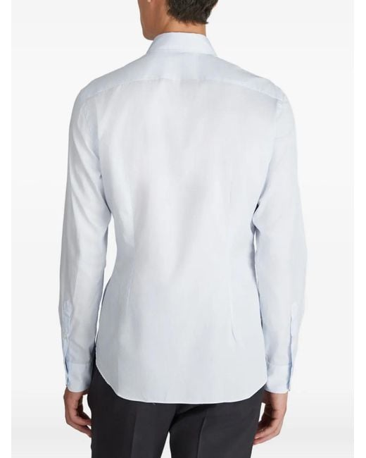 Glanshirt White Button-Up Shirt for men