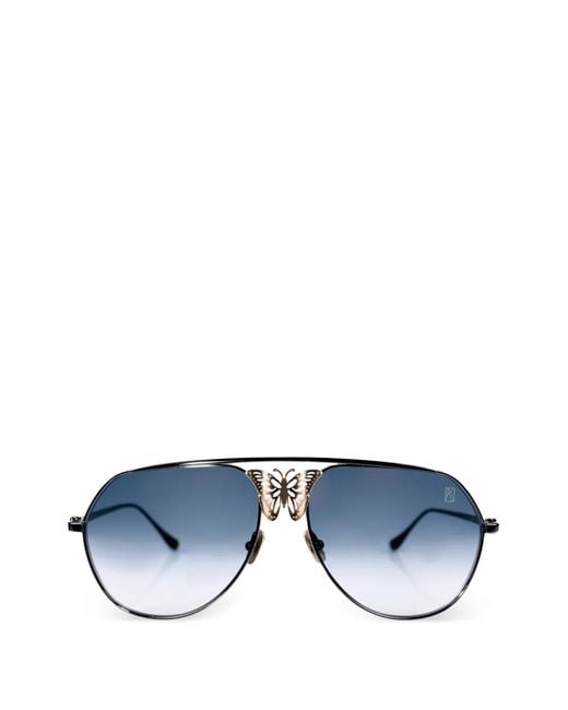 Anna Karin Karlsson Blue Miss Rosell 2.0 Butterfly-Detail Sunglasses