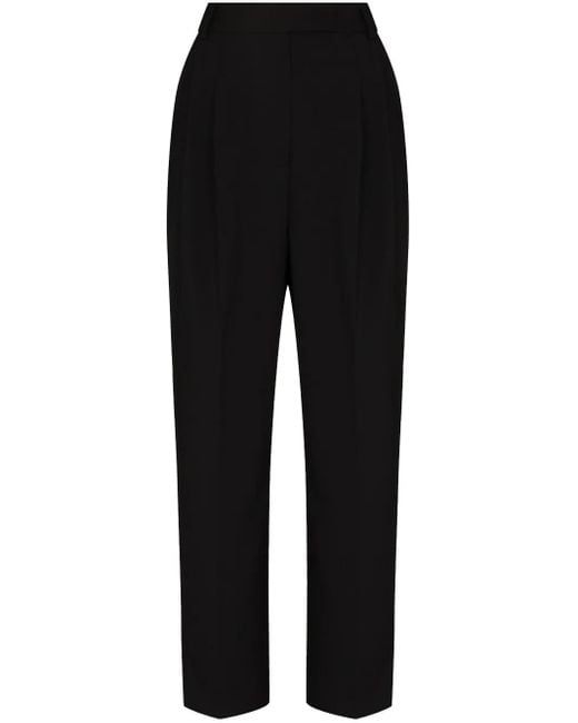 Frankie Shop Black Bea Tailored Cropped Trousers