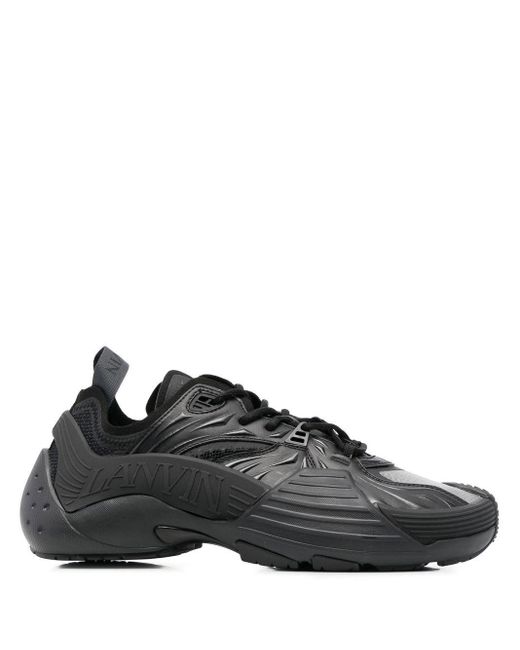 Lanvin Flash-x Low-top Sneakers in Black for Men | Lyst