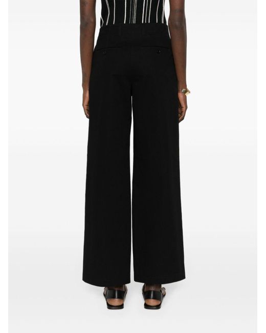 Pantalon Chiva A à coupe ample Totême  en coloris Black