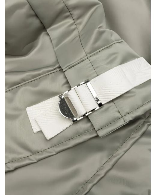 Sacai Gray Pocketed Bomber Jacket for men