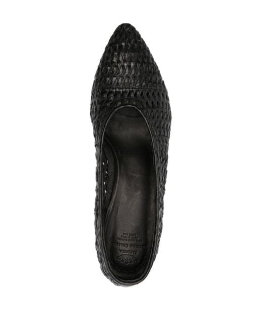 Zapatos Sally 027 con tacón de 55 mm Officine Creative de color Black