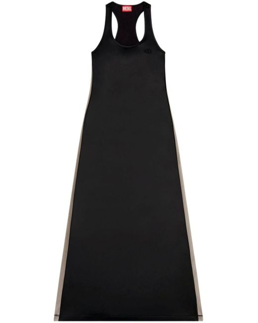 Robe D'Arlyn à coupe longue DIESEL en coloris Black
