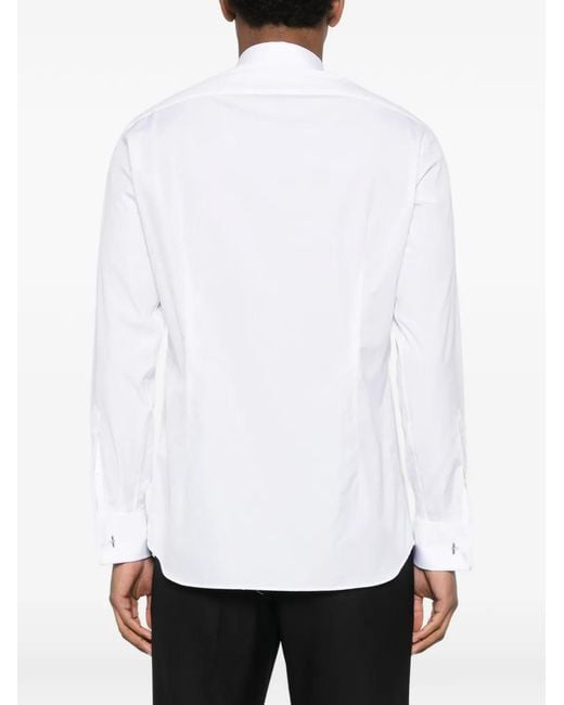 Camisa Con Botones Lardini de hombre de color White