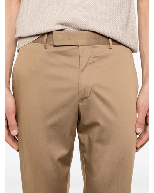 PT Torino White Zip-Up Trousers for men