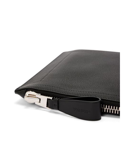 Tom Ford Black Buckley Clutch Bag for men