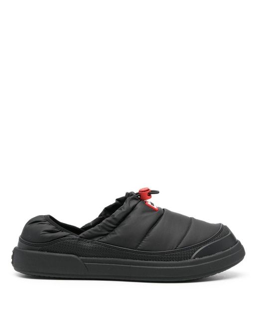 Hunter Black In/out Insulated Slippers for men