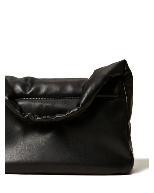 Twinset Black Padded Top-Handle Shoulder Bag