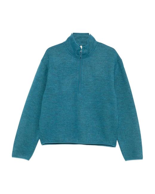 sunflower Blue Half-Zip Sweatshirt for men