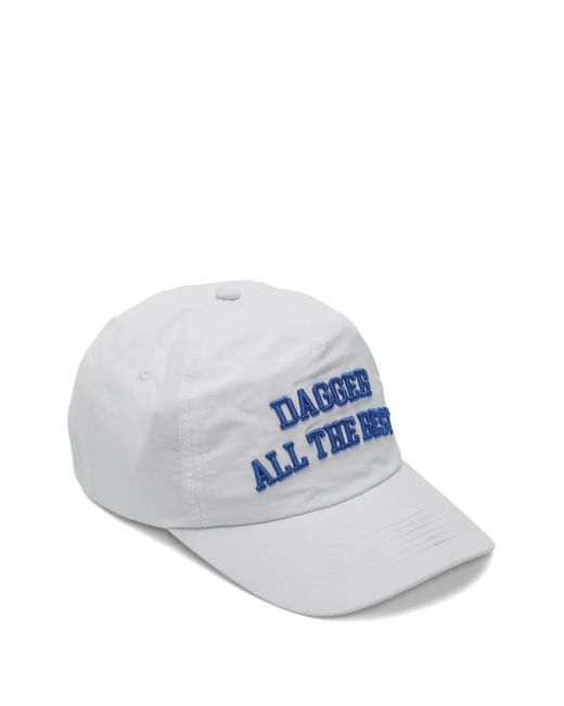 DAGGER Blue Embroidered-Logo Baseball Cap for men