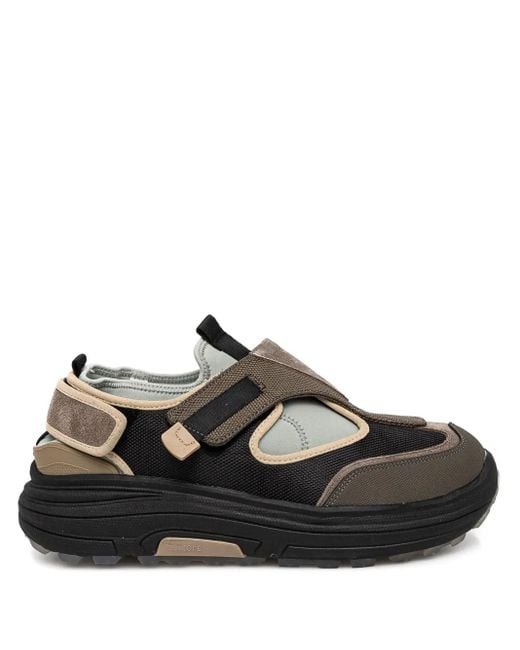 Suicoke Black Tred Sneakers for men