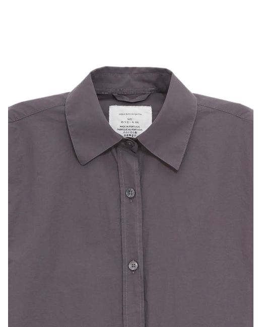 mfpen Purple Inquiry Micro-Structure Shirt