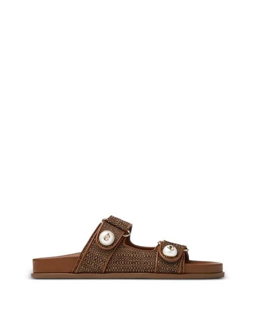 Jimmy Choo Brown Fayence Sandals