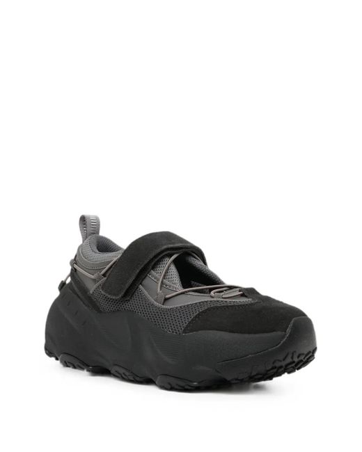 Rockfish Black Touch-Strap Mesh Trainers