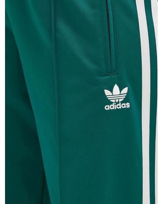 Adidas Green Side-Striped Track Pants