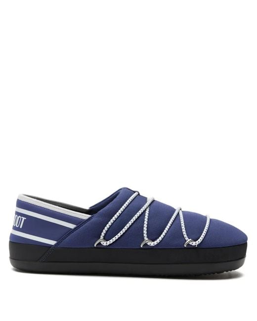 Moon Boot Blue Icon Slippers