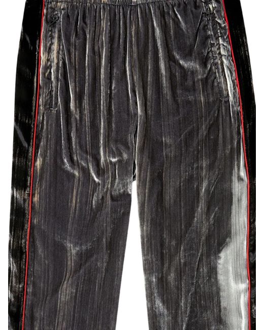 DIESEL Gray P-Hay-Fem Track Pants