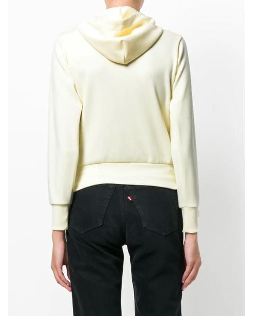 COMME DES GARÇONS PLAY White Heart-Patch Hoodie