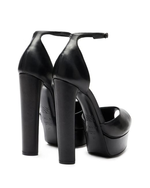 Casadei Black Flora Pumps