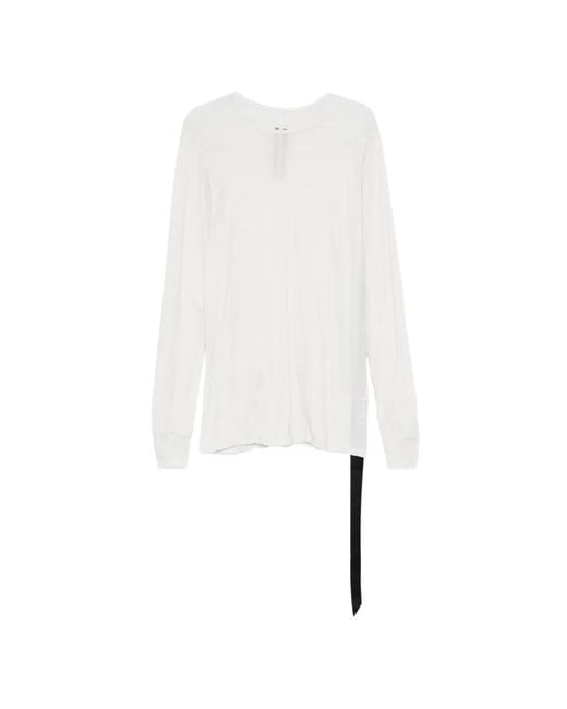 Rick Owens White Strap T-Shirt for men