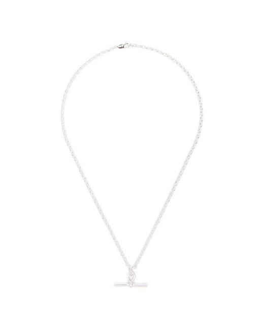 Missoma White Collier À Pendentif T