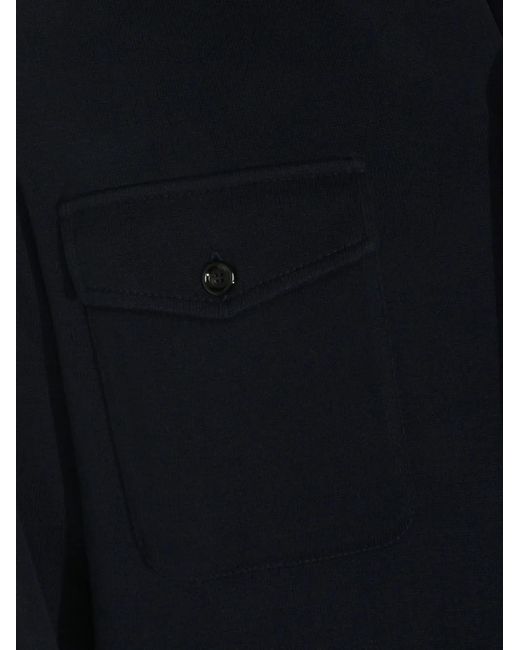 Lardini Black Buttoned Pocket Jacket for men
