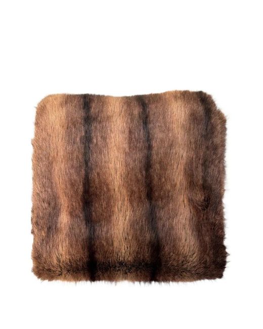 Blanca Vita Brown Faux-Fur Stole
